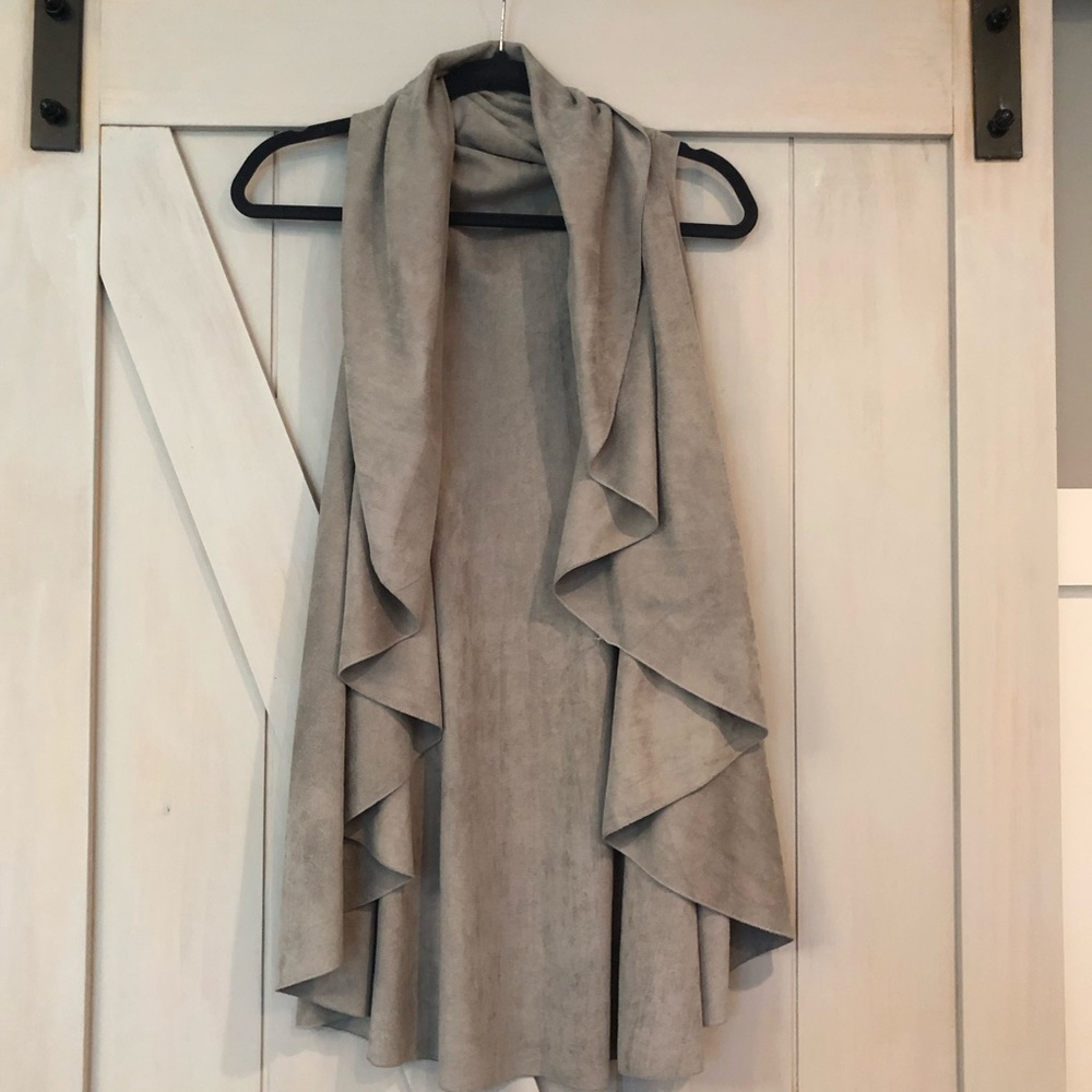 Suede vest / variety piece